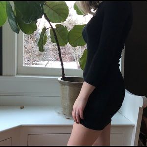 Simple Black Mini Dress